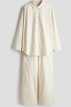 H&M Jakardikankainen puuvillapyjama