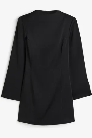 H&M Avoselkäinen satiinimekko
