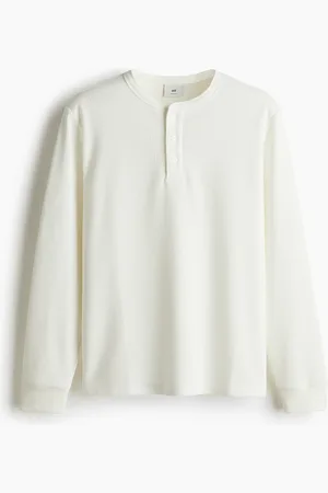 H&M Ribattu pitkähihainen pusero Regular Fit