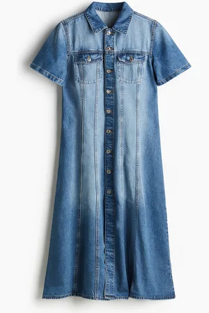 H&M Alaosasta levenevä farkkumekko Feather Soft