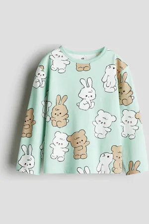 H&M Painokuvallinen puuvillapusero