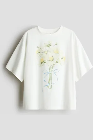 H&M Puuvillainen oversize-T-paita