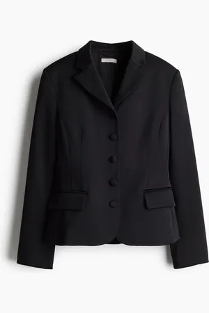 H&M Vartalonmyötäinen satiinibleiseri