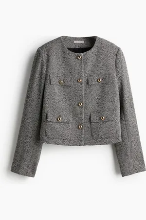 H&M Kuviopintainen kangastakki