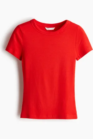 H&M Ribattu modaalisekoitteinen T-paita
