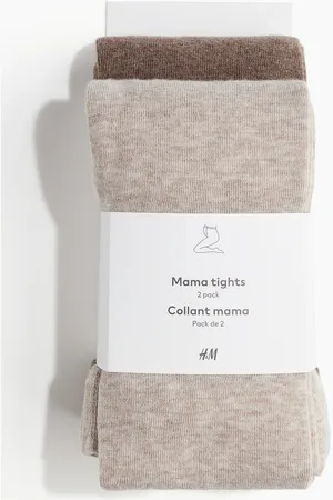 H&M MAMA 2 kpl neulesukkahousuja tiheää materiaalia