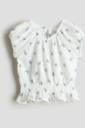 H&M Puuvillamusliininen pusero