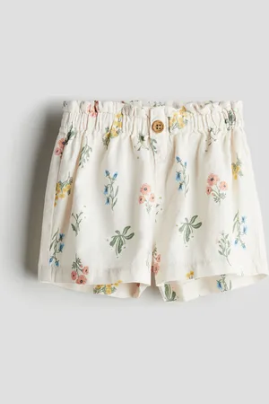 H&M Puuvillaiset paperipussishortsit