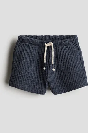 H&M Vohvelipintaiset puuvillashortsit
