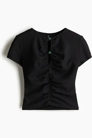 H&M Helmikoristeinen röyhelöpusero