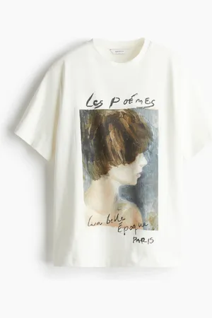 H&M Painokuvallinen oversize-T-paita