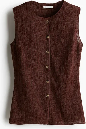 H&M Kuviopintainen trikooliivi