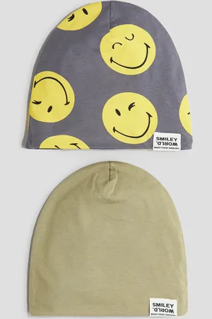 H&M 2 kpl trikoisia painokuvallisia pipoja