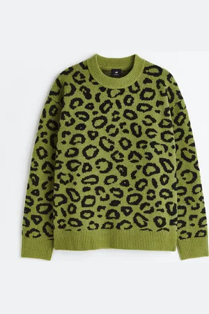 H&M Kirjoneulepusero Oversized Fit