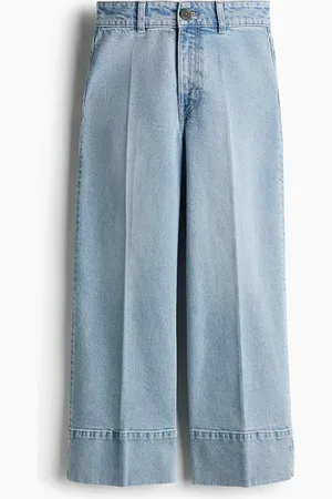 H&M Wide High Cropped Jeans