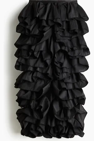 H&M Röyhelöinen maksihame