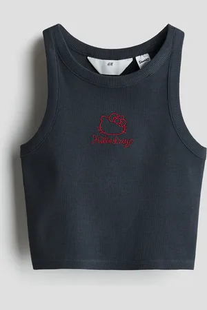 H&M Ribattu toppi