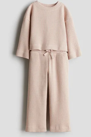 H&M Kaksiosainen vohvelitrikoinen setti