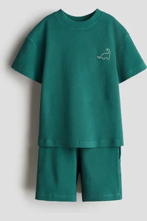 H&M Kaksiosainen vohvelipintainen puuvillasetti