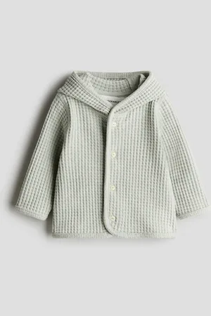 H&M Vohvelipintainen puuvillatakki