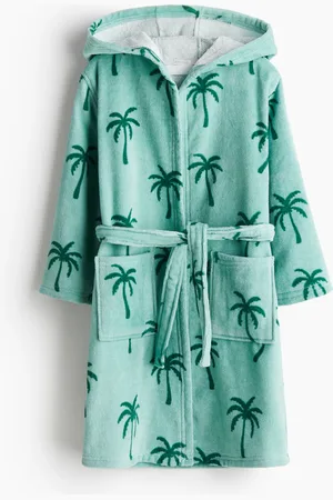 H&M Puuvillafroteinen aamutakki