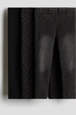 H&M 3 kpl puuvillaleggingsejä