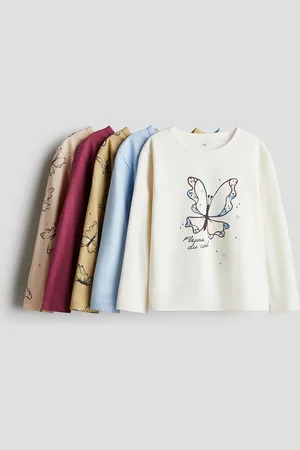 H&M 5 kpl puuvillatrikoisia puseroita