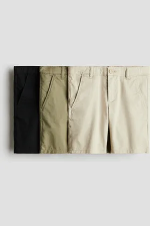 H&M 3 kpl puuvillaisia chinoshortseja