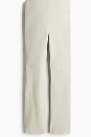 H&M Kapeamalliset nahkahousut