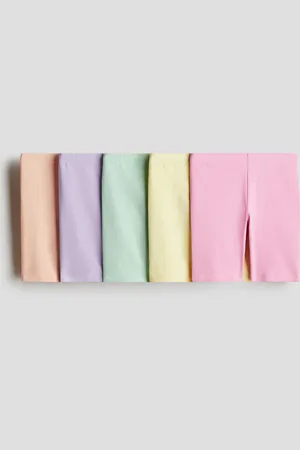 H&M 5 kpl puuvillaisia pyöräilyshortseja