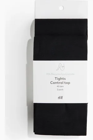 H&M 2 kpl control top -sukkahousuja 40 denieriä
