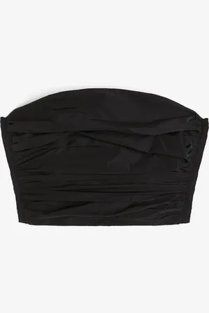 H&M Pliseerattu bandeau-toppi