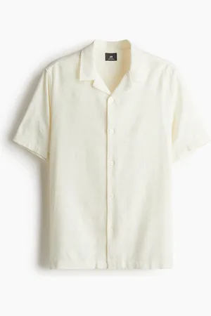 H&M Jakardikankainen laakakauluspaita Regular Fit