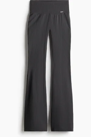 H&M Ribbed Seamless Flare Tights
