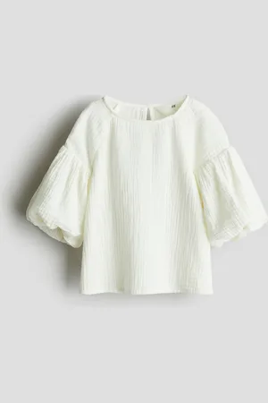 H&M Cotton muslin blouse