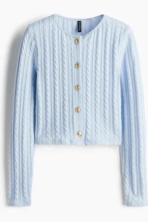 H&M Palmikkoneulemainen takki