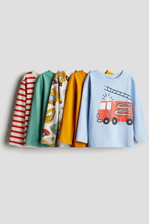 H&M 5 kpl pitkähihaisia T-paitoja