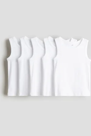 H&M 5 kpl puuvillaisia toppeja