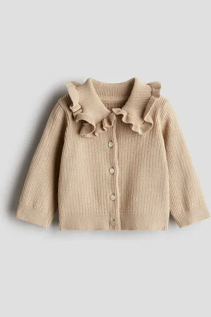 H&M Kauluksellinen neuletakki