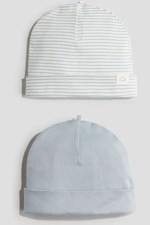 H&M 2 kpl puuvillaisia pipoja