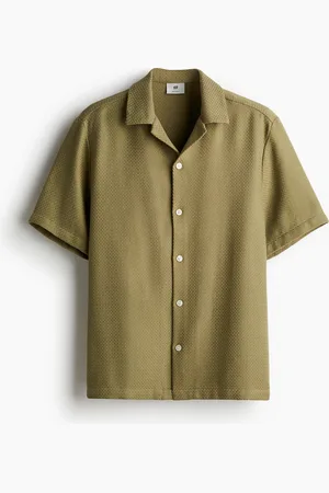 H&M Kuviopintainen laakakauluspaita Regular Fit