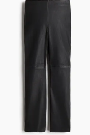 H&M Kapeamalliset nahkahousut