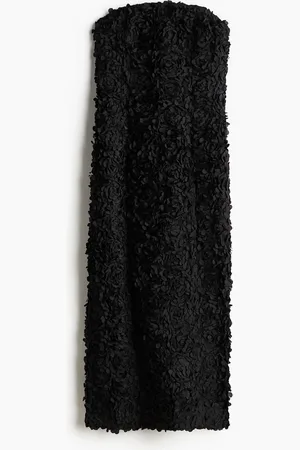 H&M Applikoitu bandeau-mekko