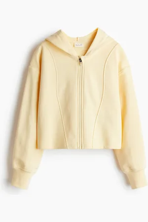 H&M Lyhyt vetoketjullinen treenihuppari