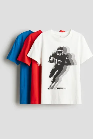 H&M 3 kpl puuvillaisia T-paitoja