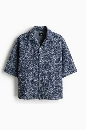 H&M Kuviollinen farkkupaita Oversized Fit