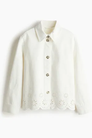 H&M Broderie anglaise -koristeinen farkkutakki