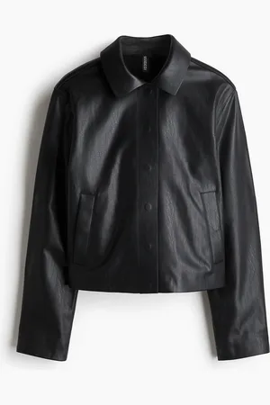 H&M Raw-edge coated jacket