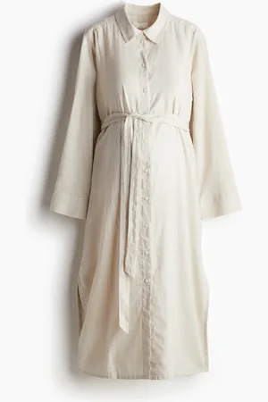 H&M MAMA Pellavasekoitteinen paitamekko