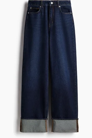 H&M Suorat taitelahkeiset farkut